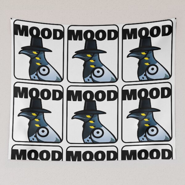 Item preview, Mood - Sussie magpie in cute hat designed and sold by EmeraldeaDesign.