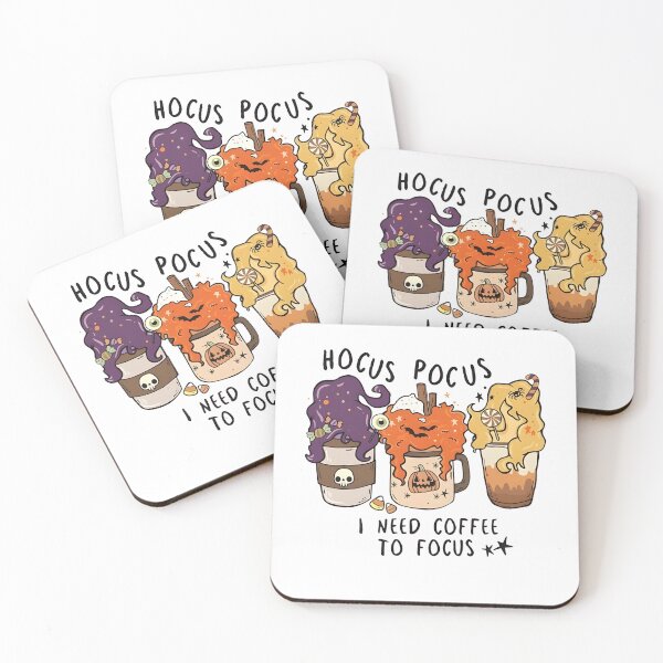 Item preview, Halloween Hocus Pocus I Need Coffee to Focus designed and sold by Stephenbaile.