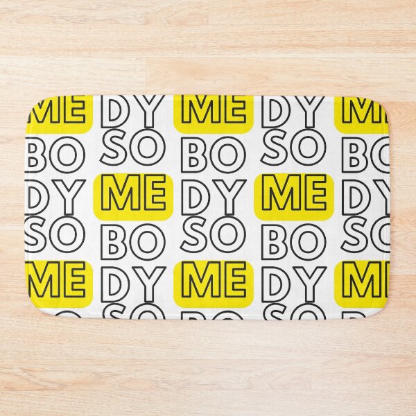 Item preview, Vertical Typography of the Word SOMEBODY with Highlighted ME designed and sold by SplashTastic.