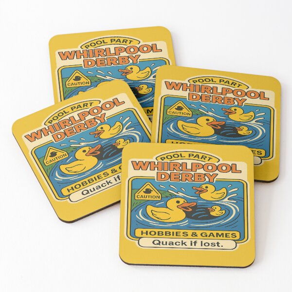 Item preview, Whirlpool Derby Retro Duck Pool designed and sold by Derpy Lab .