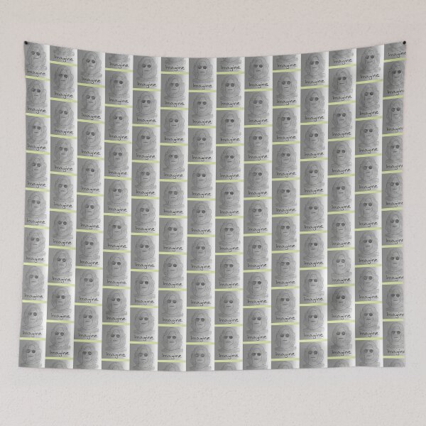 Item preview, Imagine Peace Lyric Art | PERFECT GIFT FOR YOU AND FRIENDS designed and sold by ThomasSurette.