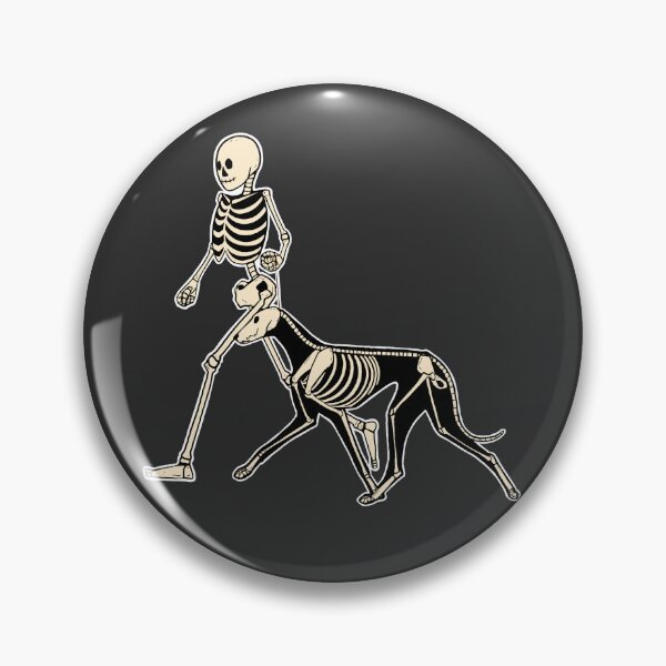 Item preview, Skeleton Dog Handler - Azawakh designed and sold by Spinyflowerart.