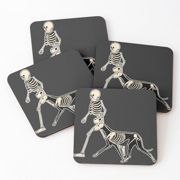 Item preview, Skeleton Dog Handler - Azawakh designed and sold by Spinyflowerart.