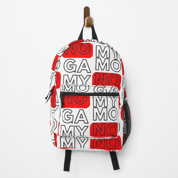 Item preview, Stacked Word MONOGAMY Featuring Bold Black Outline and Red Rectangle designed and sold by SplashTastic.