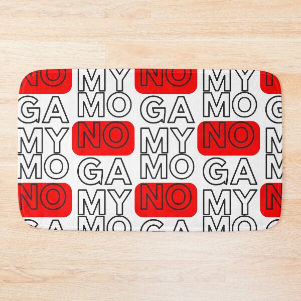 Item preview, Stacked Word MONOGAMY Featuring Bold Black Outline and Red Rectangle designed and sold by SplashTastic.