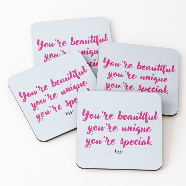 Item preview, You’re beautiful . . . Lizzo Quotation designed and sold by CharlottePlaceArt.