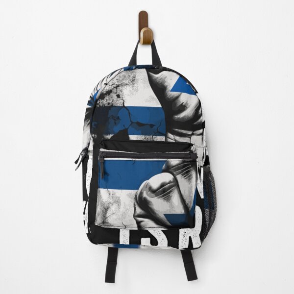 Item preview, I Stand With Israel Support For Israel Distressed Flag Fist designed and sold by CastilleDewell9.