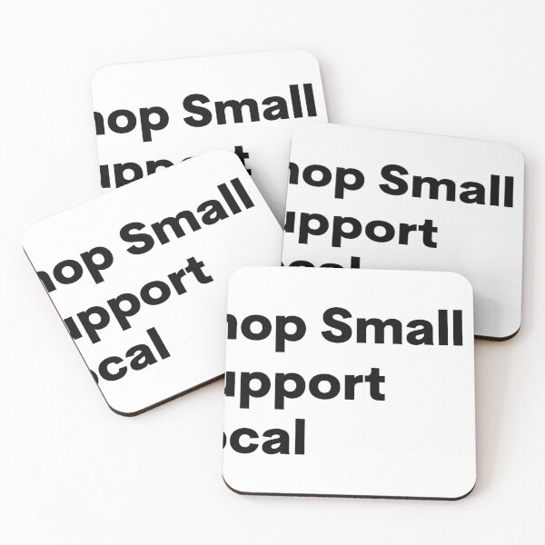 Item preview, Shop Small Support Local Slogan designed and sold by Ebony2009.