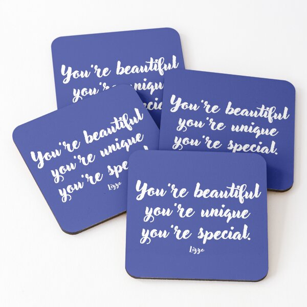 Item preview, You’re beautiful . . . Lizzo Quotation designed and sold by CharlottePlaceArt.