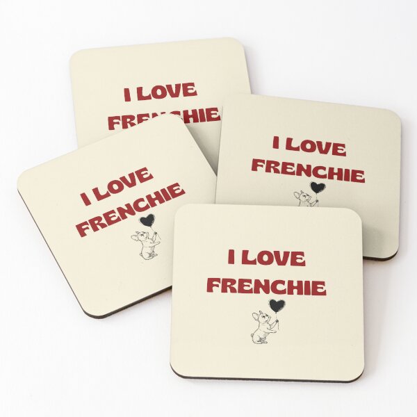 Item preview, I Love Frenchie – Cute French Bulldog Graphic designed and sold by ideashoppl.