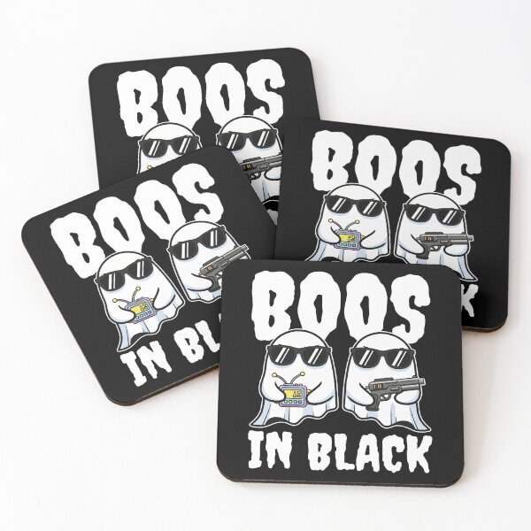 Item preview, BOOS IN BLACK - GHOST HALLOWEEN designed and sold by KEF Custom.