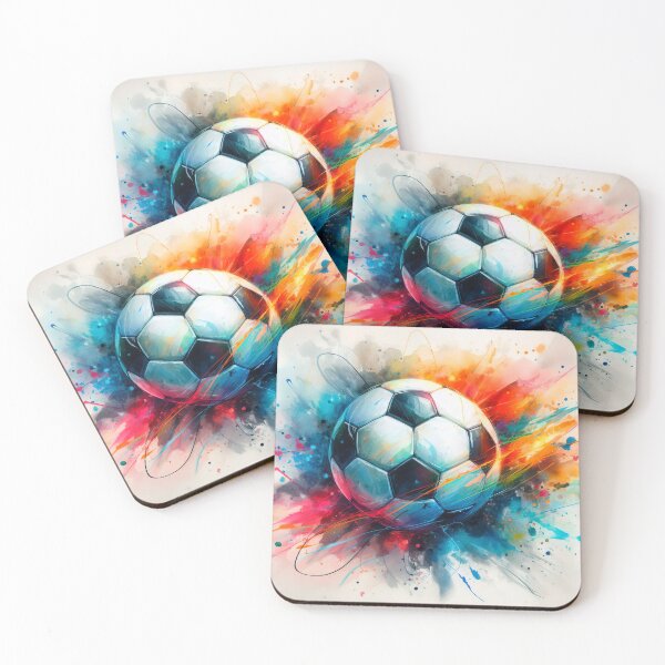 Item preview,  Watercolor soccer ball designed and sold by paulrommer.
