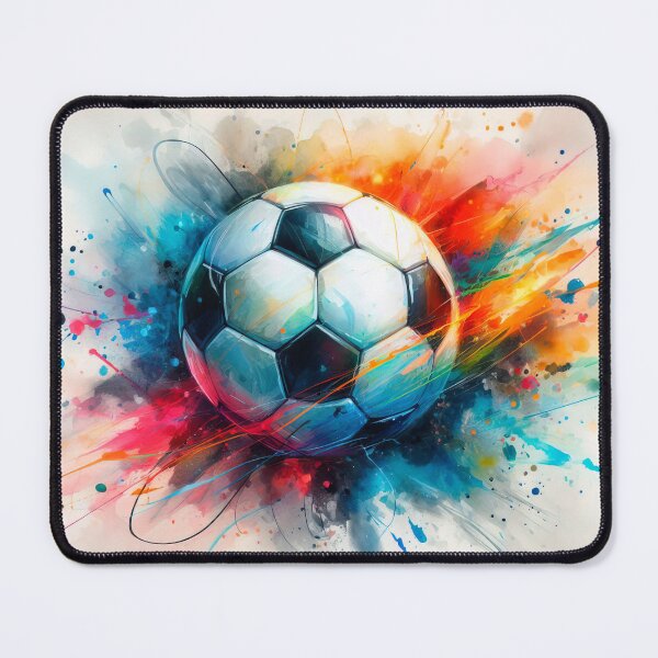 Item preview, Watercolor soccer ball designed and sold by paulrommer.