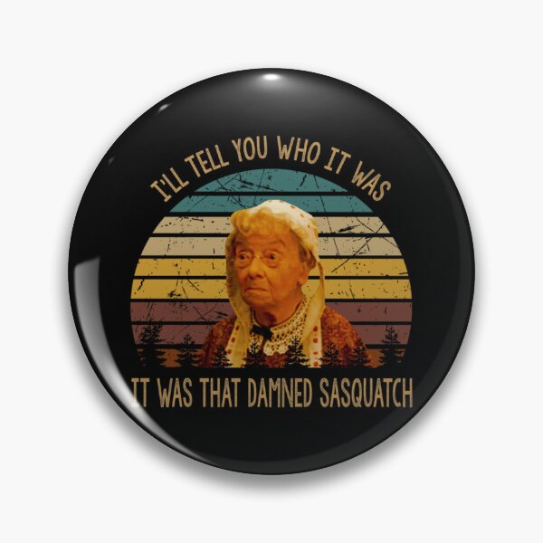 Item preview, I'll tell you who it was that damned sasquatch vintage  designed and sold by chmbrsbethany.