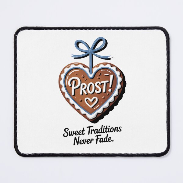 Item preview, Prost! Traditional Bavarian Gingerbread Heart - Oktoberfest designed and sold by C-Kav.