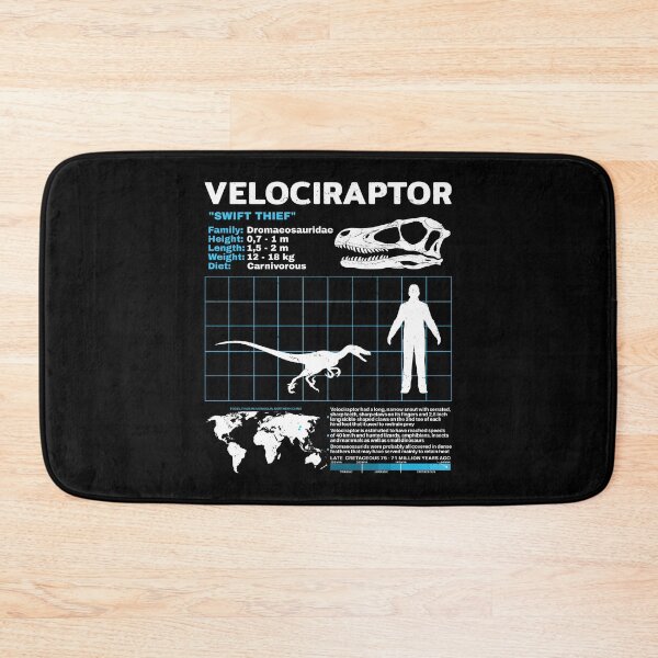 Item preview, Velociraptor fact sheet designed and sold by NicGrayGraphic.