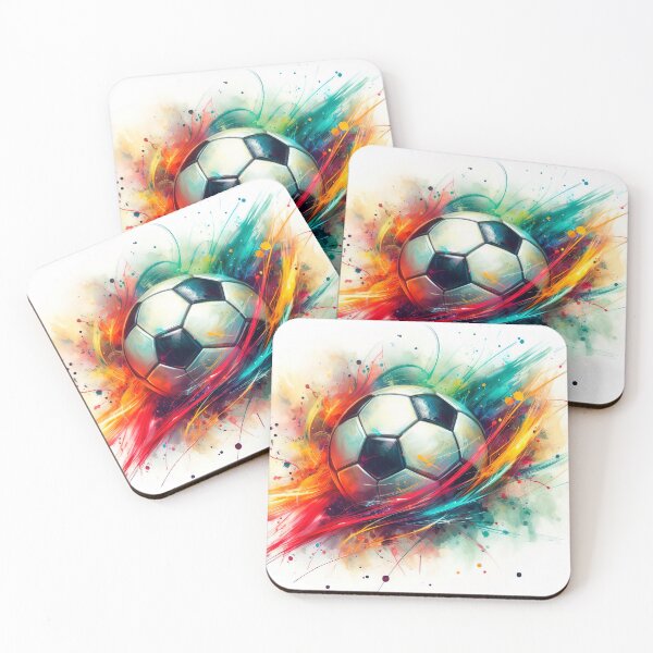 Item preview,  Watercolor soccer ball designed and sold by paulrommer.