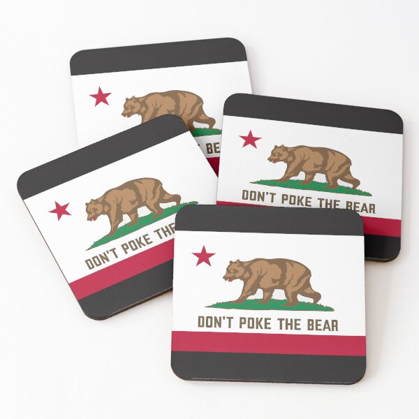 Item preview, California Flag Don'T Poke The Bear designed and sold by KarenaBec6.