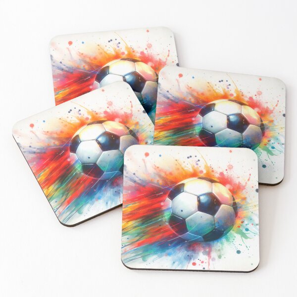 Item preview,   Watercolor soccer ball designed and sold by paulrommer.