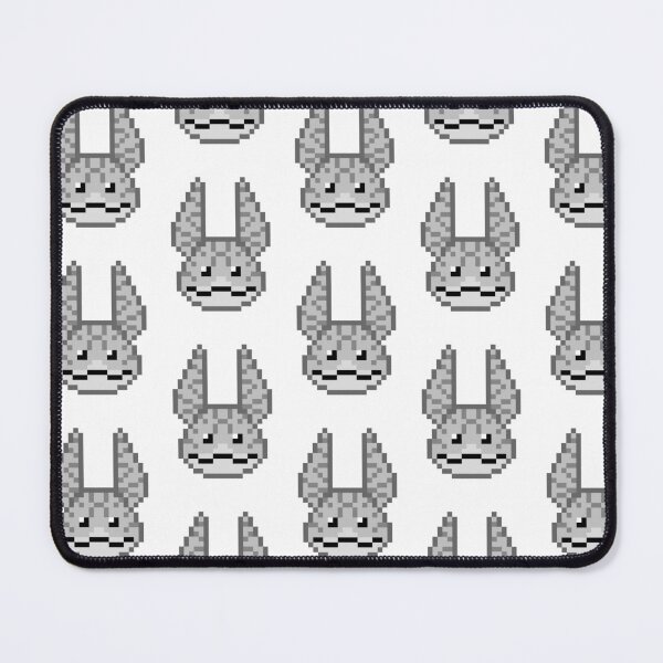 Item preview, Tooka-Loth cat pixel art (light grey) designed and sold by DoodleSnake58.