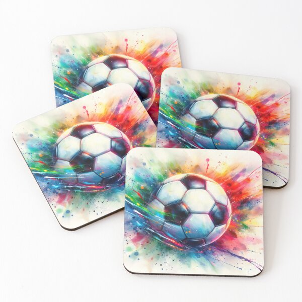 Item preview,  Watercolor soccer ball designed and sold by paulrommer.