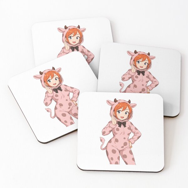 Item preview, Jennie in a Cow Outfit  designed and sold by Homelesssquid's Stickers & More.