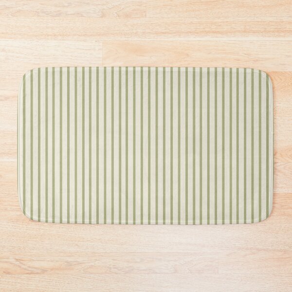 Item preview, Pastel green beige vertical stripes pattern  designed and sold by EmeraldeaArt.