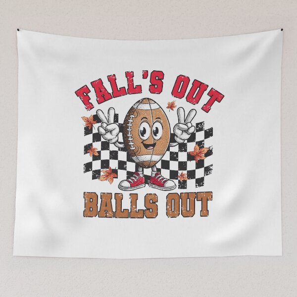 Item preview, Retro Football Falls Out Balls Out designed and sold by Stephenbaile.