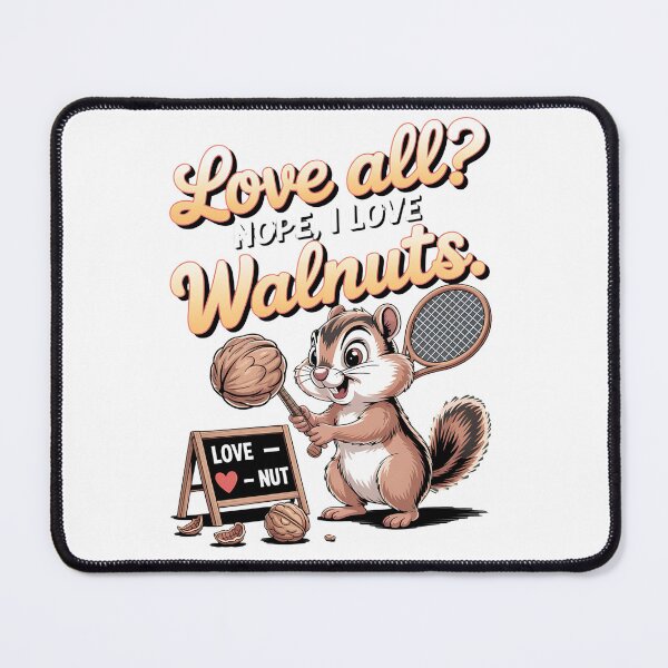 Item preview, chipmunk sports - funny chipmunk - chipmunk lover - chipmunk athlete - sarcastic sports - chipmunk workout - chipmunk tennis - chipmunk - quirky chipmunk - nut lover designed and sold by JansenGS.