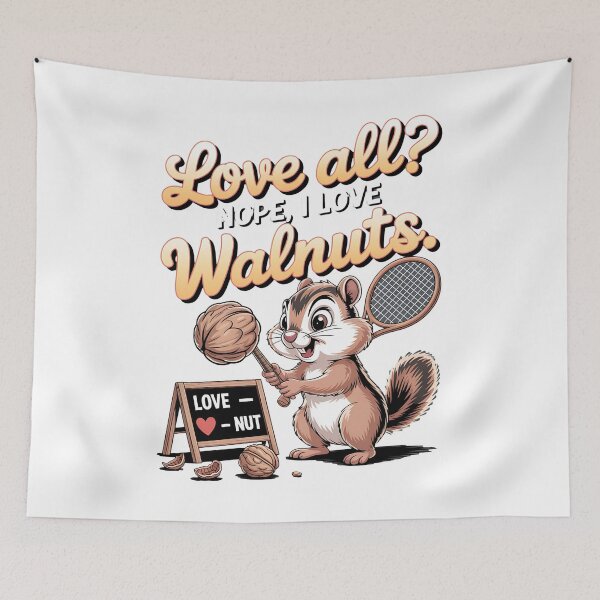 Item preview, chipmunk sports - funny chipmunk - chipmunk lover - chipmunk athlete - sarcastic sports - chipmunk workout  - chipmunk tennis - chipmunk - quirky chipmunk - nut lover designed and sold by JansenGS.