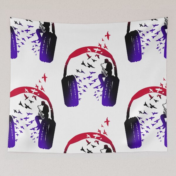 Item preview, Headphone Music Saxophone designed and sold by barmalisiRTB.