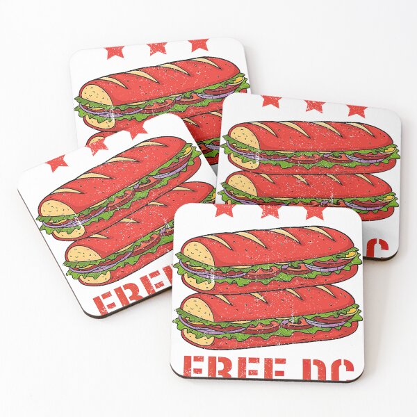 Item preview, Free DC Protest, Sandwiches DC Flag, Human Rights, Resist Federal Overreach Protest designed and sold by keathdjapt.