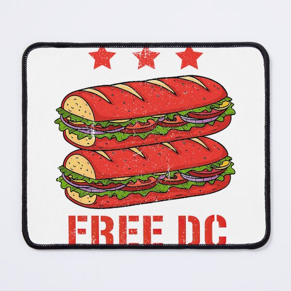 Item preview, Free DC Protest, Sandwiches DC Flag, Human Rights, Resist Federal Overreach Protest designed and sold by keathdjapt.