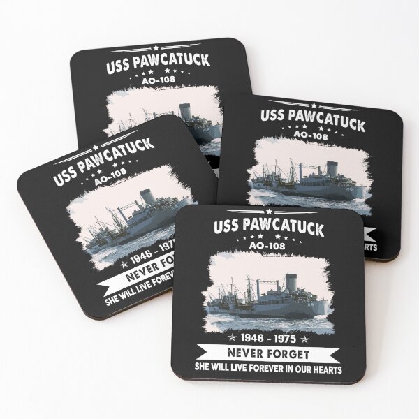 Item preview, USS Pawcatuck, Navy Veteran Mens Gift Idea Husband, Dad, Grandpa designed and sold by Timeless Bond Designs.