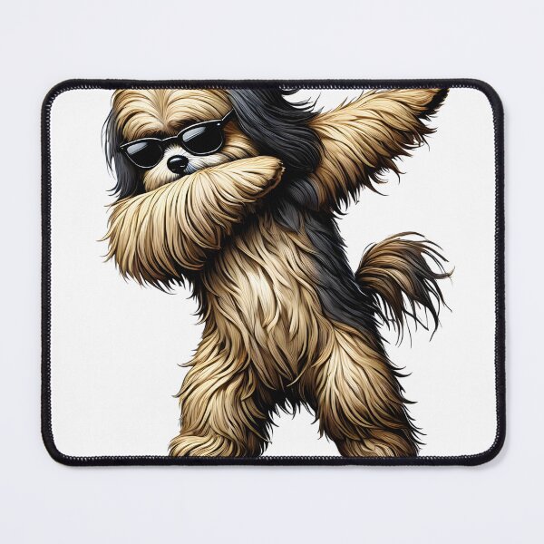 Item preview, Dabbing Lhasa Apso Dog Lover designed and sold by Kimberley King Art King Art.