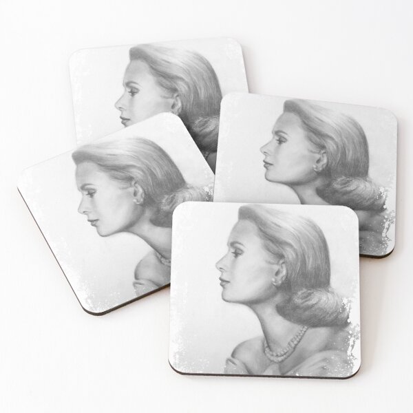 Item preview, Grace Kelly torn-style edges drawing designed and sold by GoldsteinART.