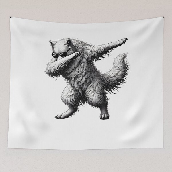 Item preview, Dabbing Maremma Sheepdog Dog Lover designed and sold by Kimberley King Art  King Art.