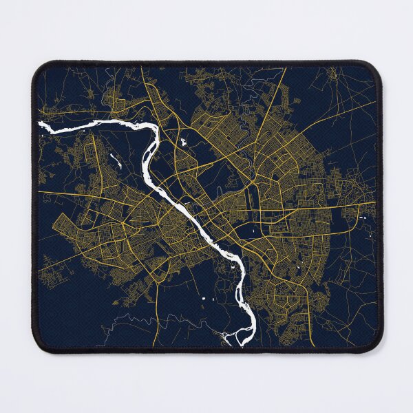 Item preview, Mosul City Map of Iraq - Gold Art Deco designed and sold by deMAP.