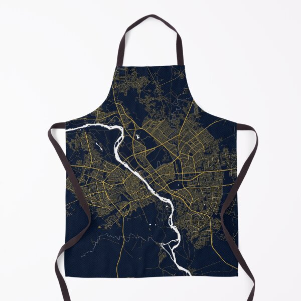 Item preview, Mosul City Map of Iraq - Gold Art Deco designed and sold by deMAP.