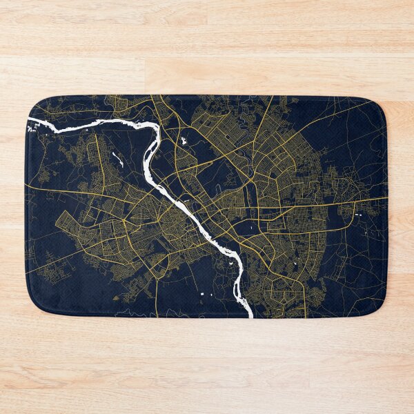 Item preview, Mosul City Map of Iraq - Gold Art Deco designed and sold by deMAP.