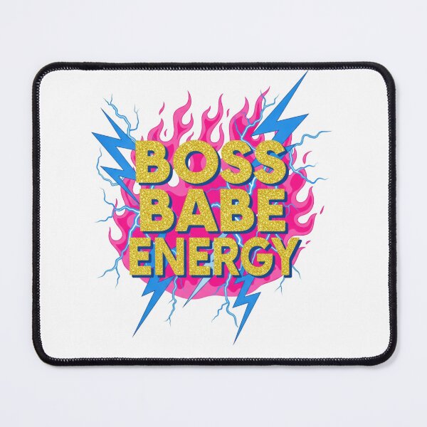 Item preview, Boss Babe Energy Glitter Gold & Neon Power Design designed and sold by Aarvya Fashion Club ( A.F.C ).