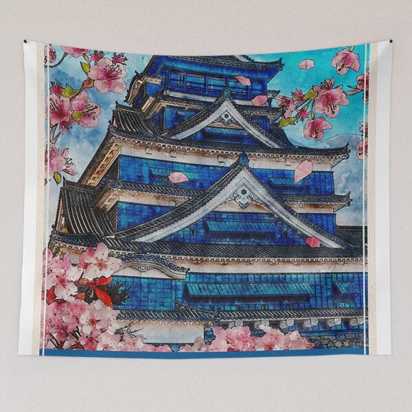 Item preview, Kumamoto Japan Travel Art  designed and sold by yetpilipst.
