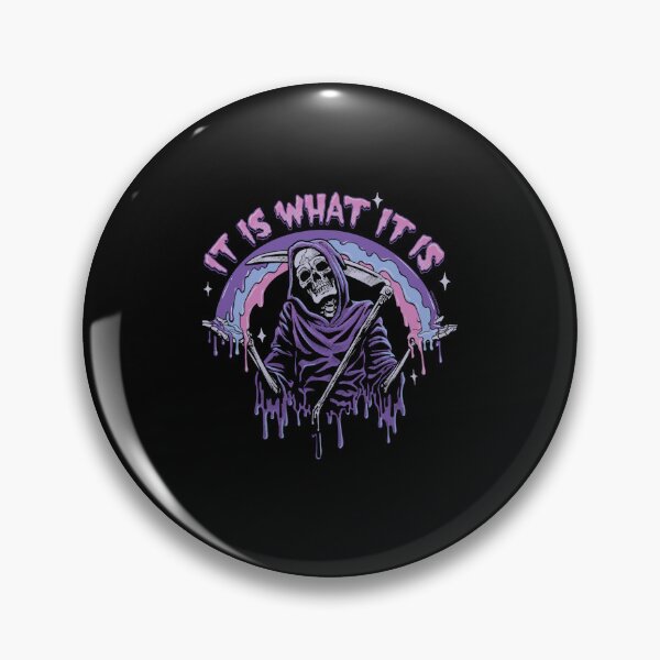 Item preview, Death  It Is What It Is  Pastel Goth Grim Reaper Drip designed and sold by brockendia66.