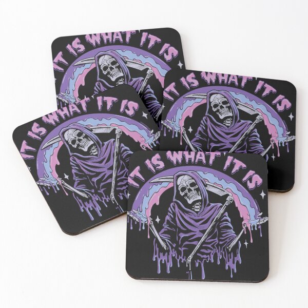 Item preview, Death  It Is What It Is  Pastel Goth Grim Reaper Drip designed and sold by brockendia66.
