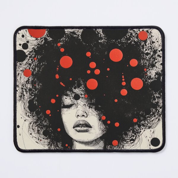 Item preview, Minimalist African Girl, Modern Black Fashion Art designed and sold by LaboPrint.