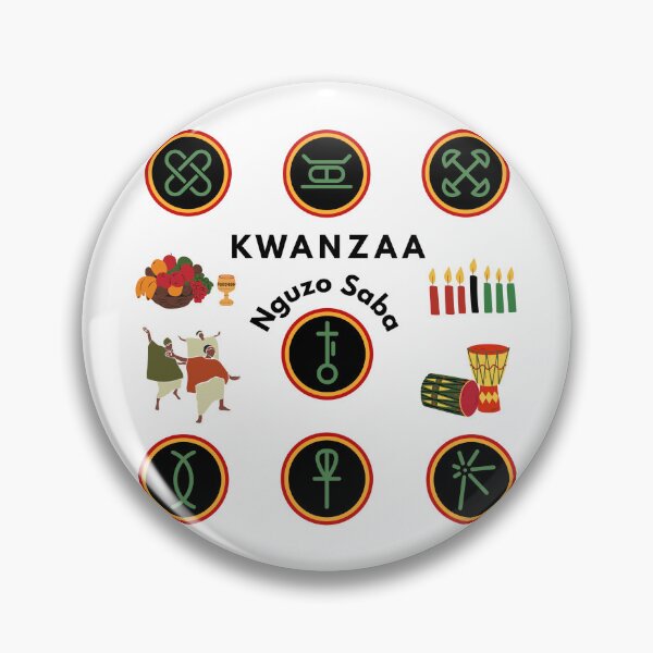 Artikelvorschau, Kwanzaa-Symbole – Nguzo Saba-Feierdesign entworfen und verkauft von CHANCHANAI.