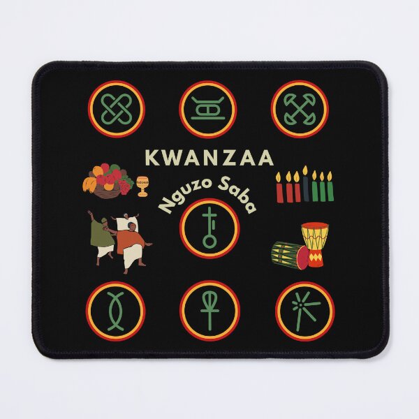 Item preview, Kwanzaa Symbols – Nguzo Saba Celebration Design designed and sold by CHANCHANAI.