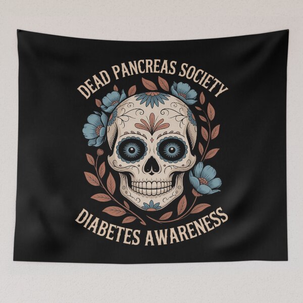 Item preview, Diabetes Awareness - Dead Pancreas Society designed and sold by CookWorldLaughs.
