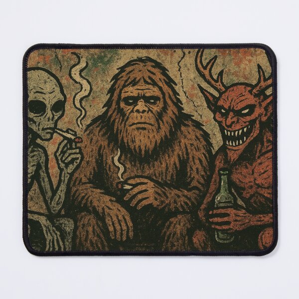 Item preview, stoned cryptids designed and sold by JRED Design.