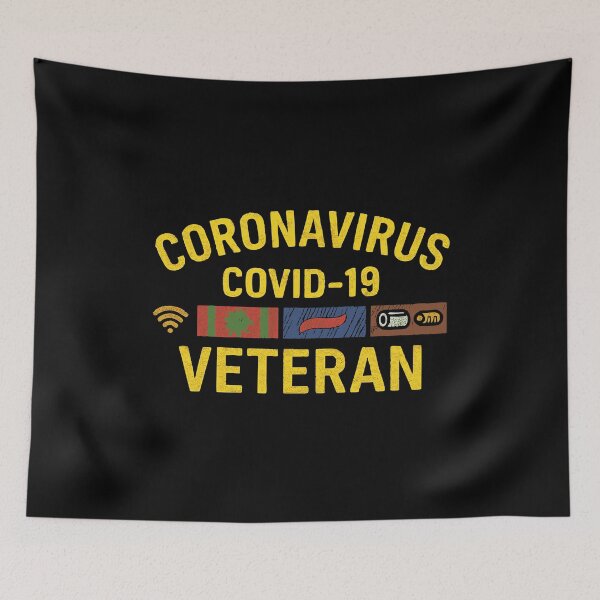 Item preview, Funny Pandemic Humor Covid Veteran Survival Gift Virus Corona designed and sold by w1ckerman.